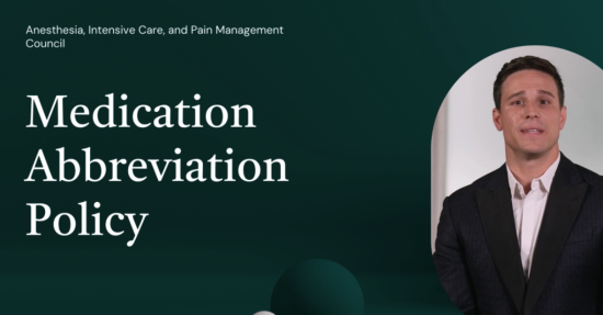 Medication Abbreviation policy